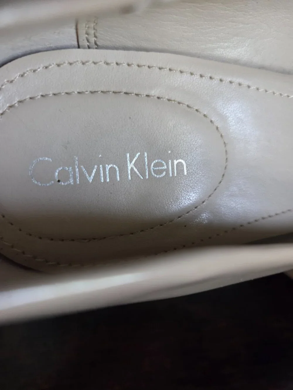 Calvin Klein Nude Wedge heel
